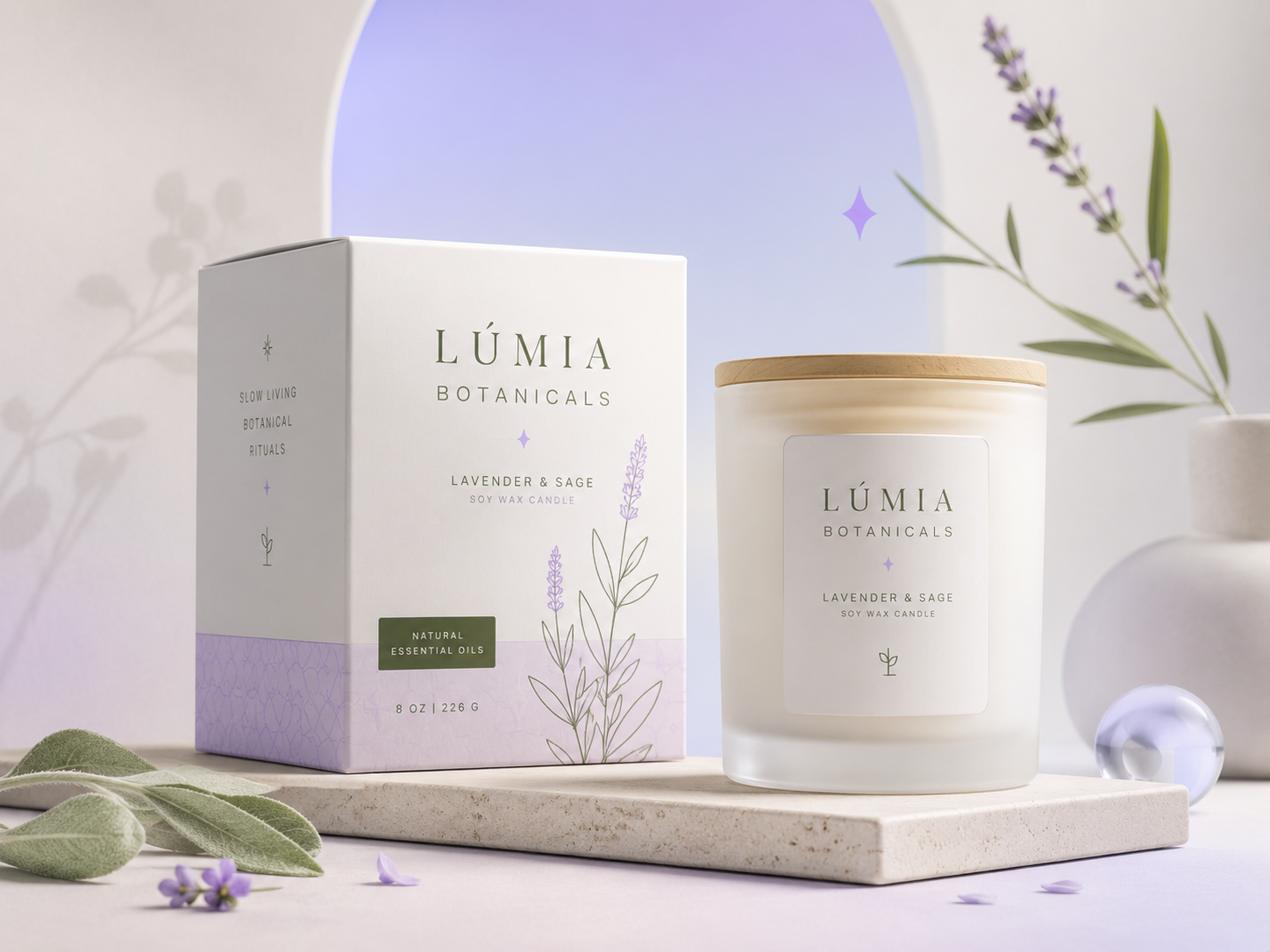 Concepto de packaging para Lúmia